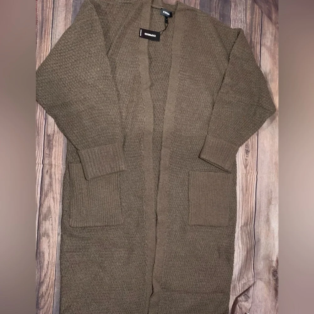 Cárdigan Express brand New ,long sweater Express cardigan - Picture 1 of 16